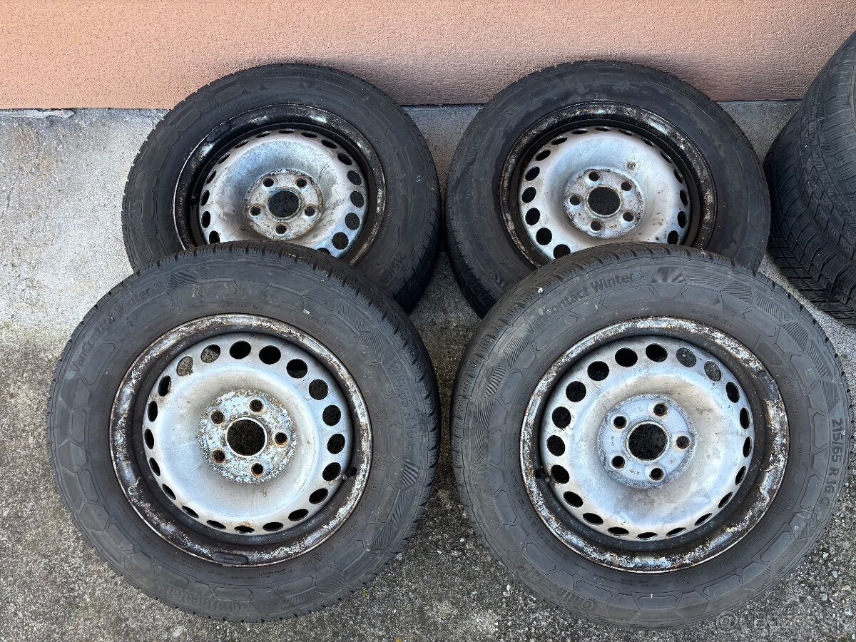 Predam zimnu sadu pneu s Volkswagen caravelle 215/65 R16 C - 6