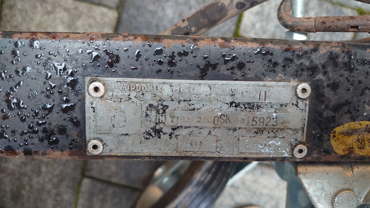 Retro prívesný vozík KPN 250 S - 6