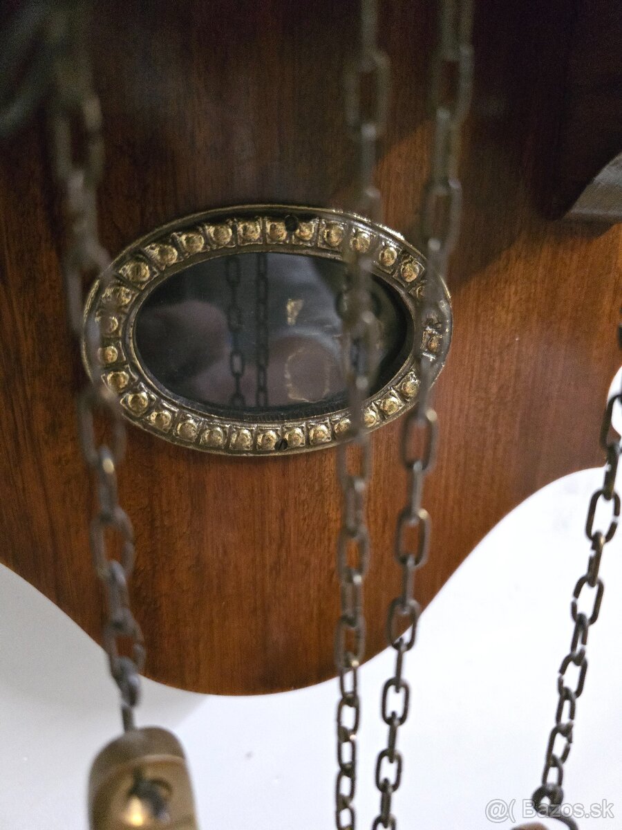 Nástenné drevene hodiny wuba... - 6