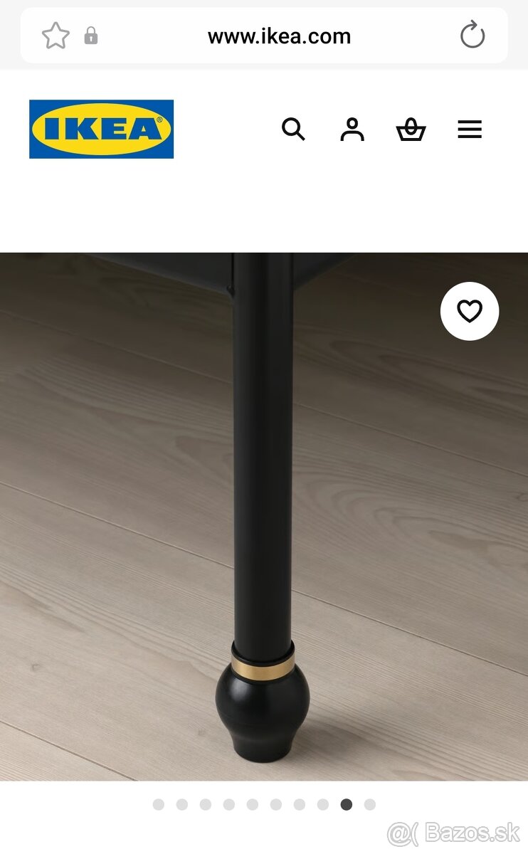 Kovová postel SAGSTUA ikea 160x200 - 6