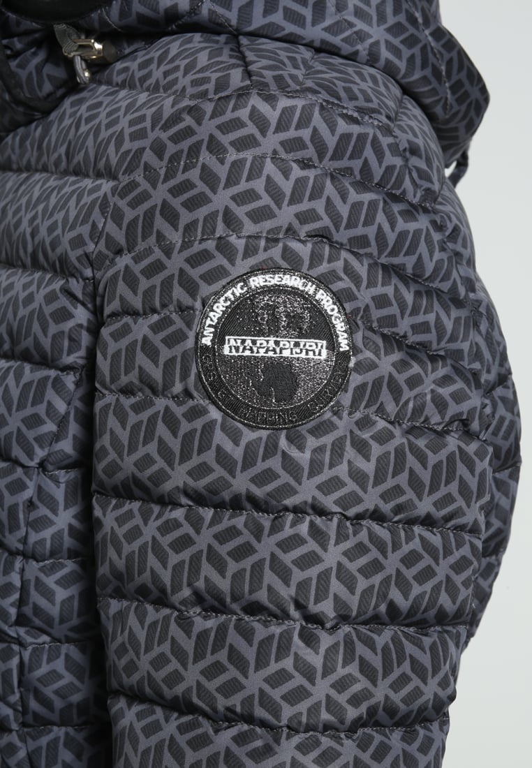 nová sivo-čierna dámska bunda Napapijri veľ. 40 - 6