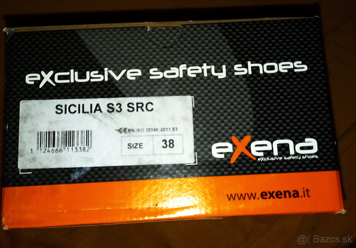 EXENA SICILIA S3 SRC vel 38.Kožené pracovné - 6