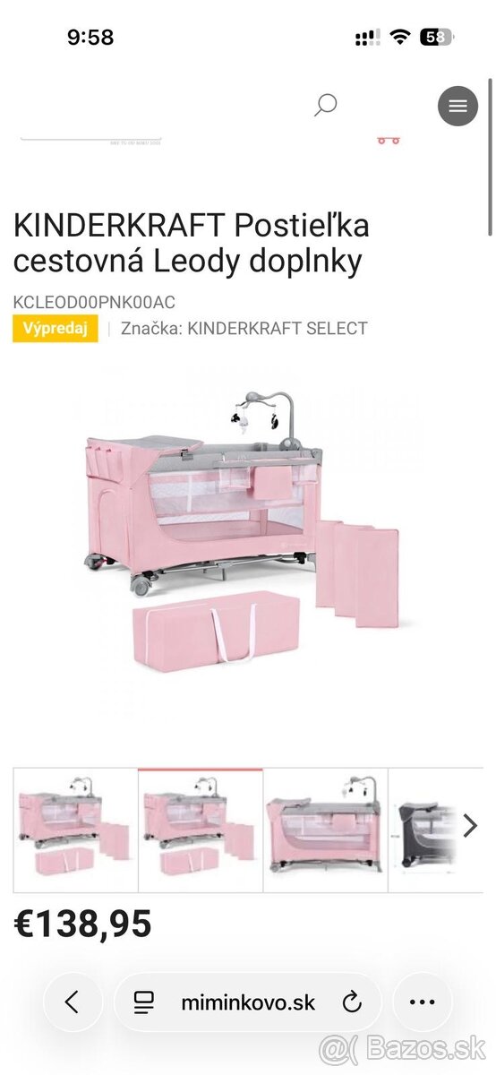 Postieľka Kinderkraft Leody - 6