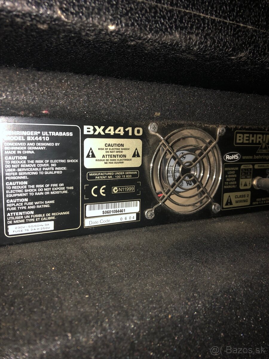 Basgitarove kombo Behringer BX 4410 - 6