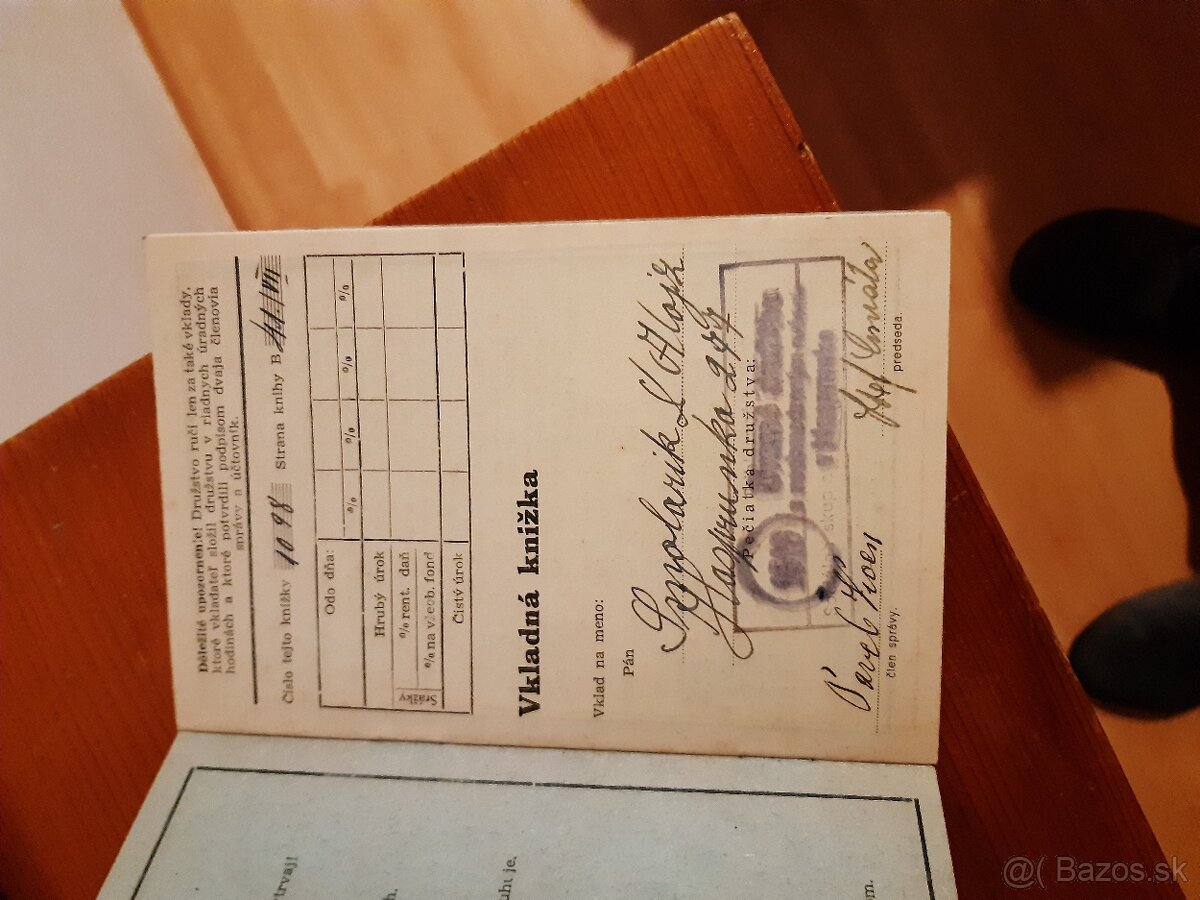 Vkladné knižky - 6