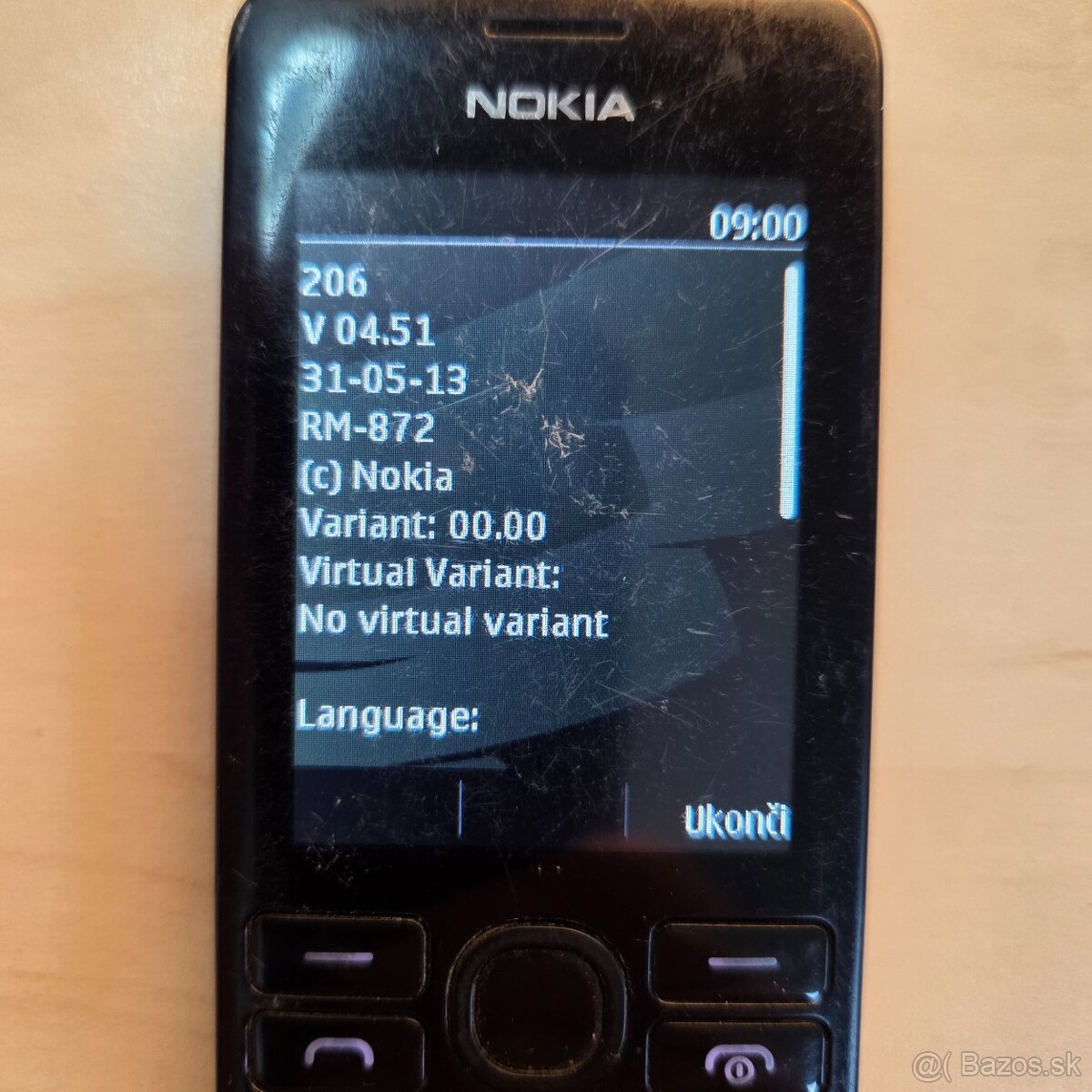 Nokia 206, RM-872, 2012, cierna, 2-simkovy - 6
