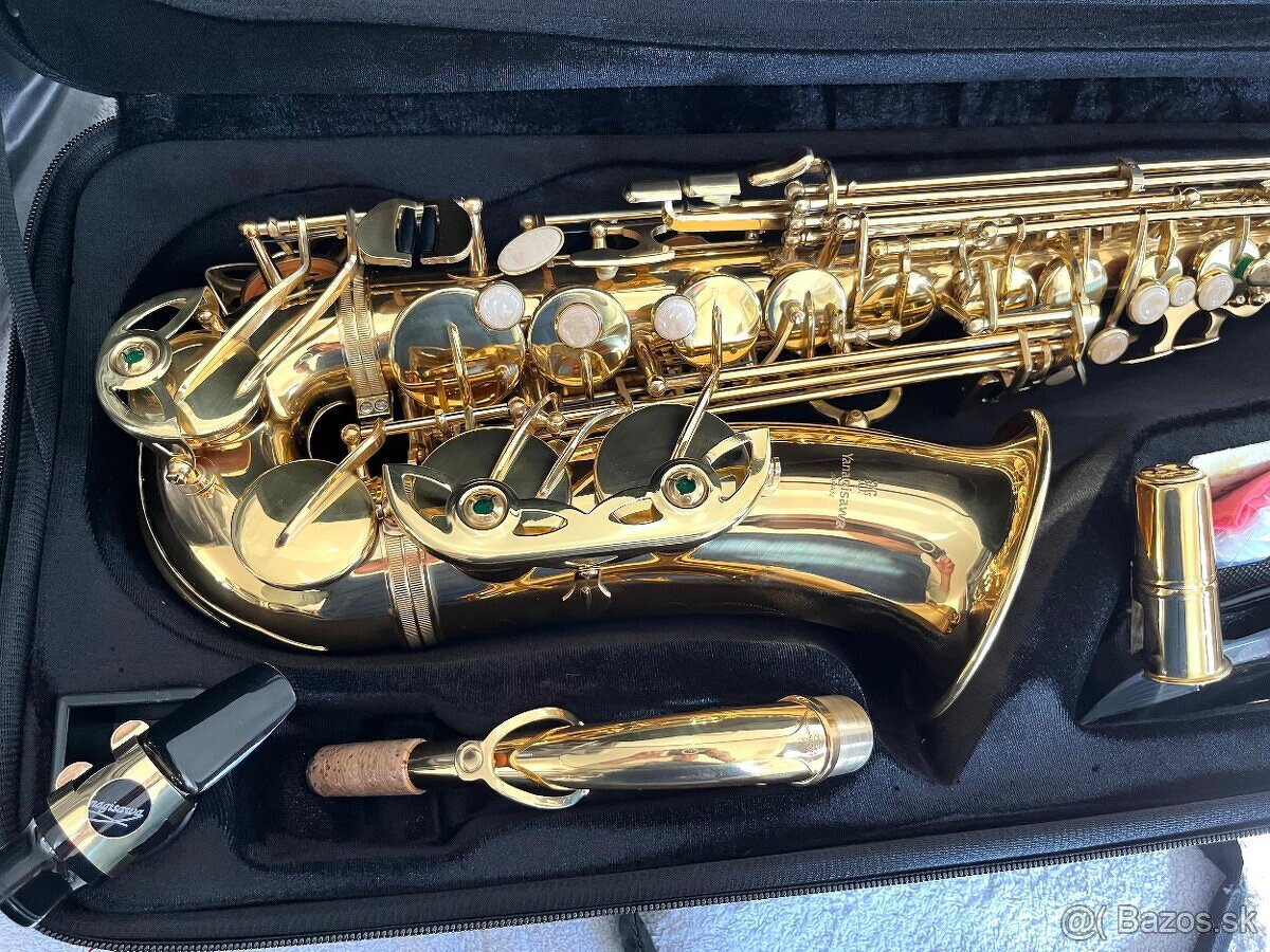 Predám Es - alt saxofón - Yanagisawa model A-WO10 GOLD - dok - 6
