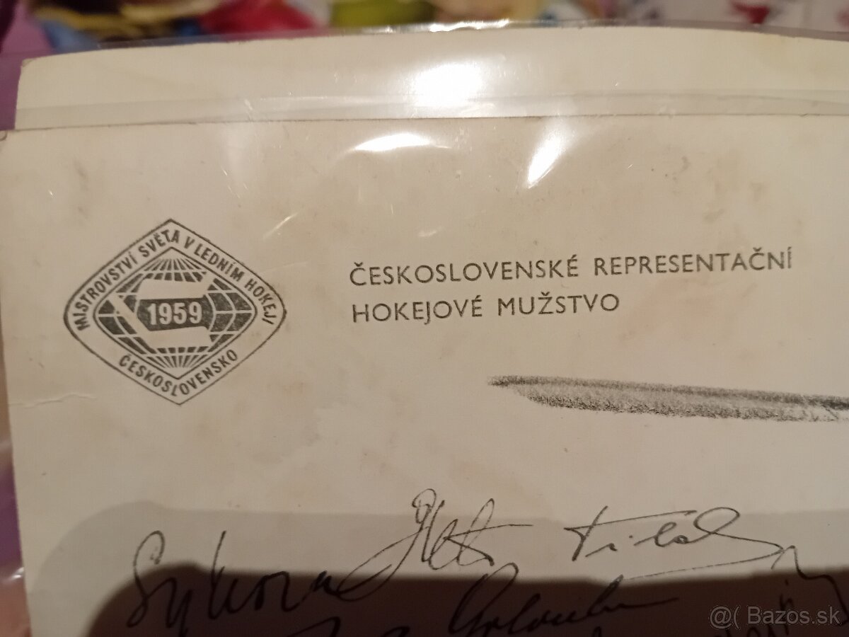 Pohľadnice hokej MS 1959 - 6