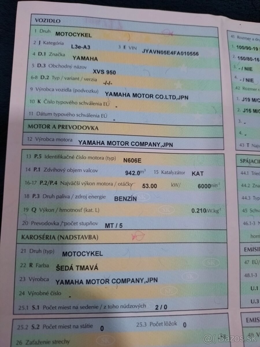 Yamaha XVS 950 Bolt - 6