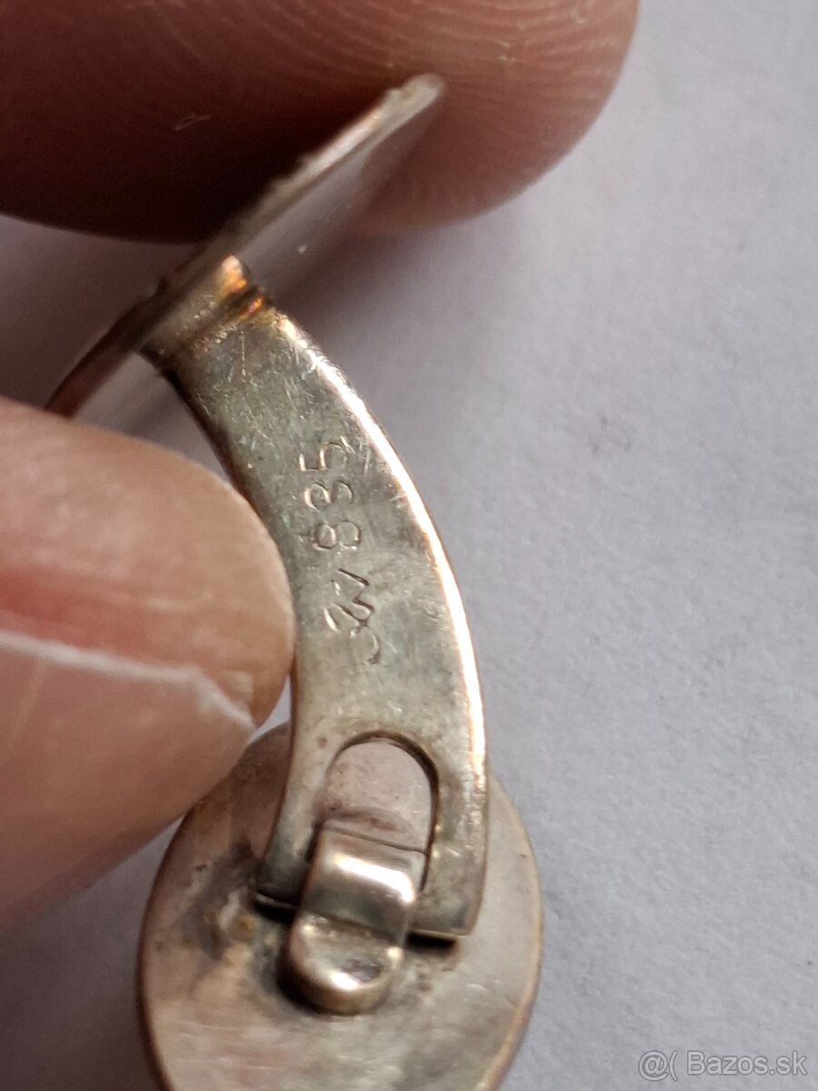 Strieborné manžetové gombíky - 6