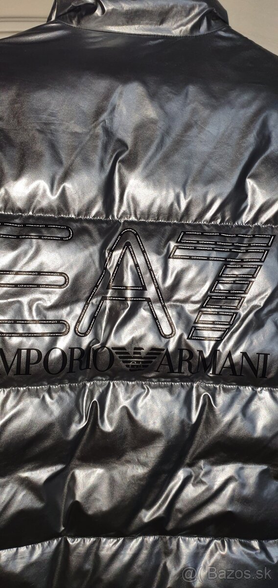 Armani bunda strieborna leskka veľkosť L - 6