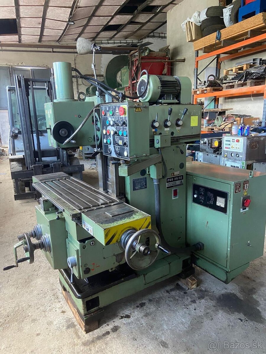 Konzolová frézka TOS FGS 25/32 - 6