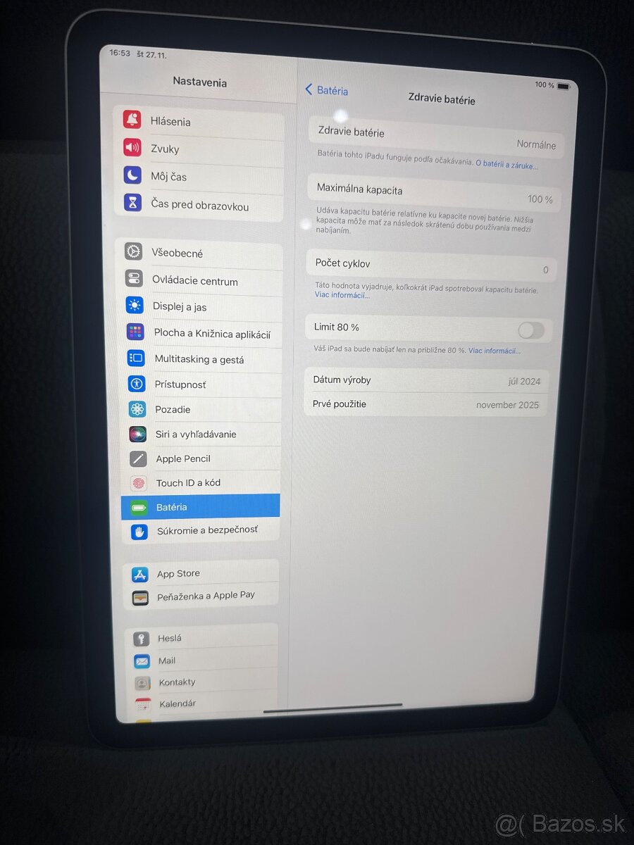 Nový iPad Air 11 M2 128gb Wi-Fi Strieborný Záruka - 6