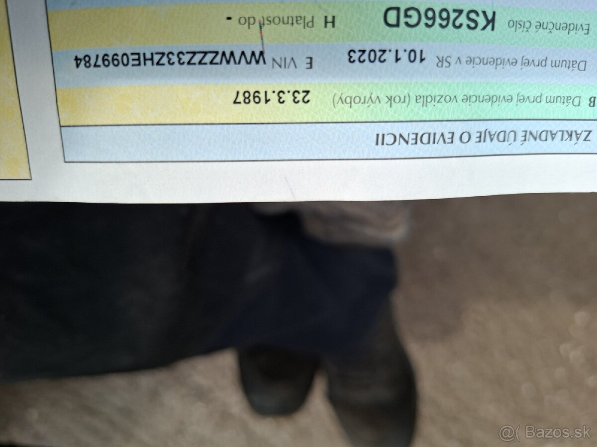 VW passat b2 rv.1987 1.6td - 6