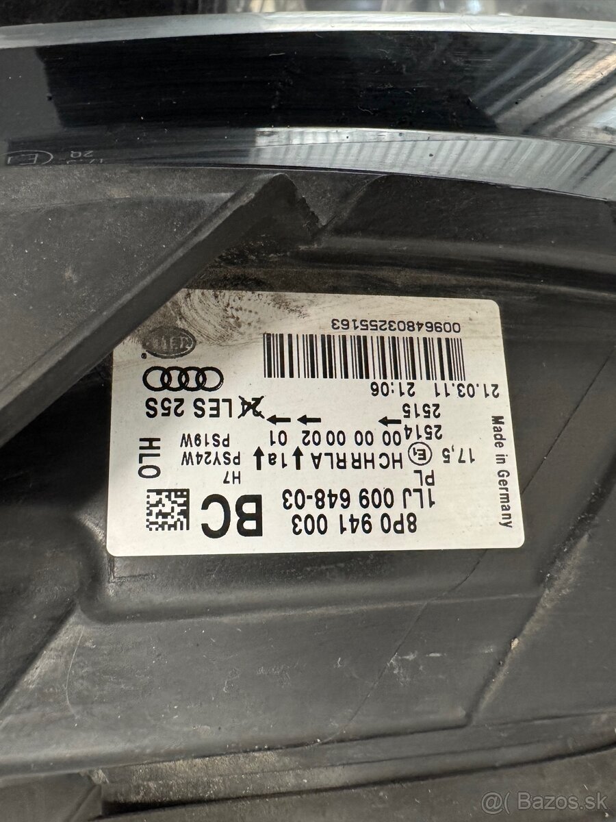 Predám originálne predné halogénové svetlomety – Audi A3 - 6