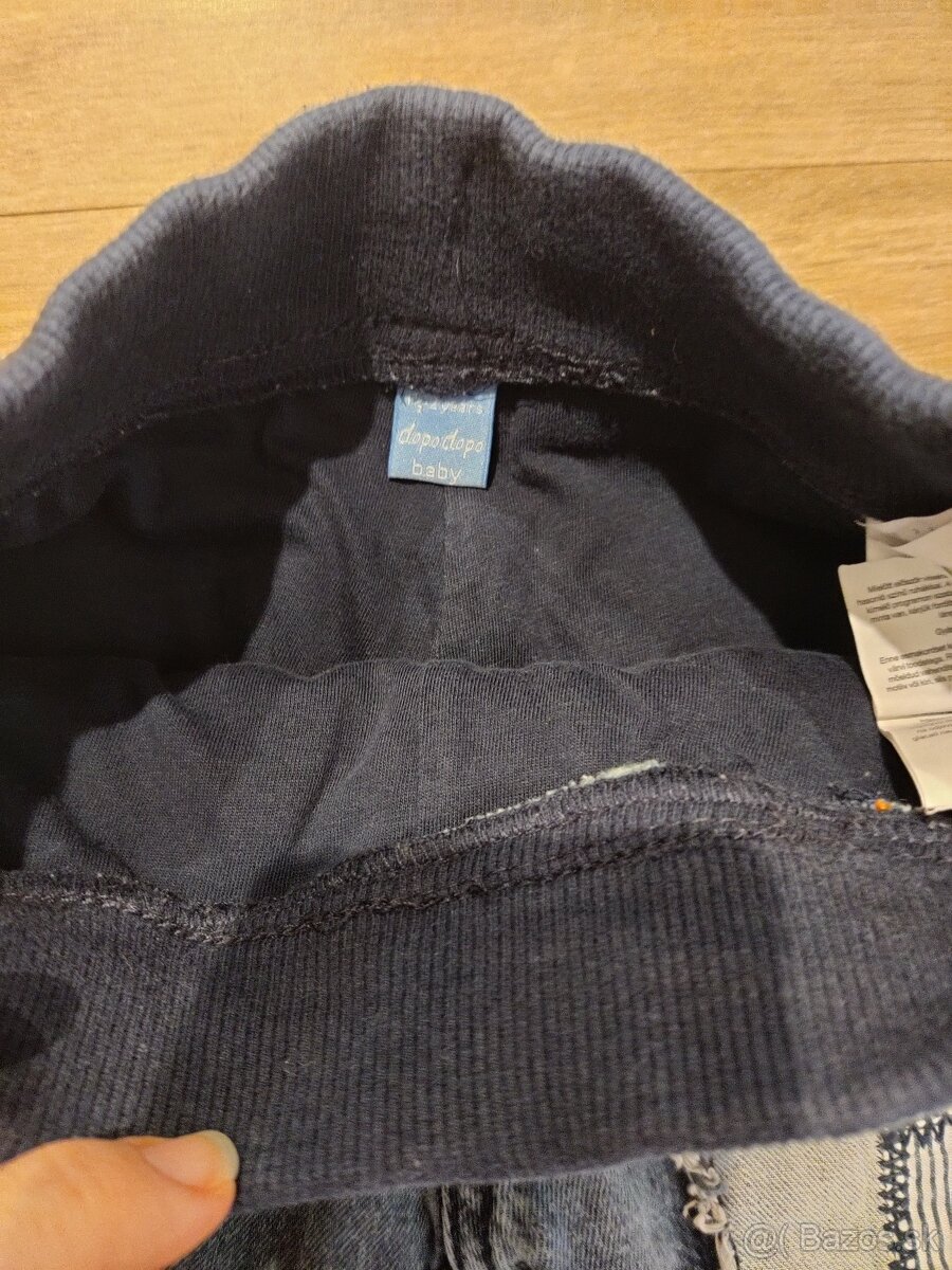 Zateplené hrubé nohavice,rifle - 6