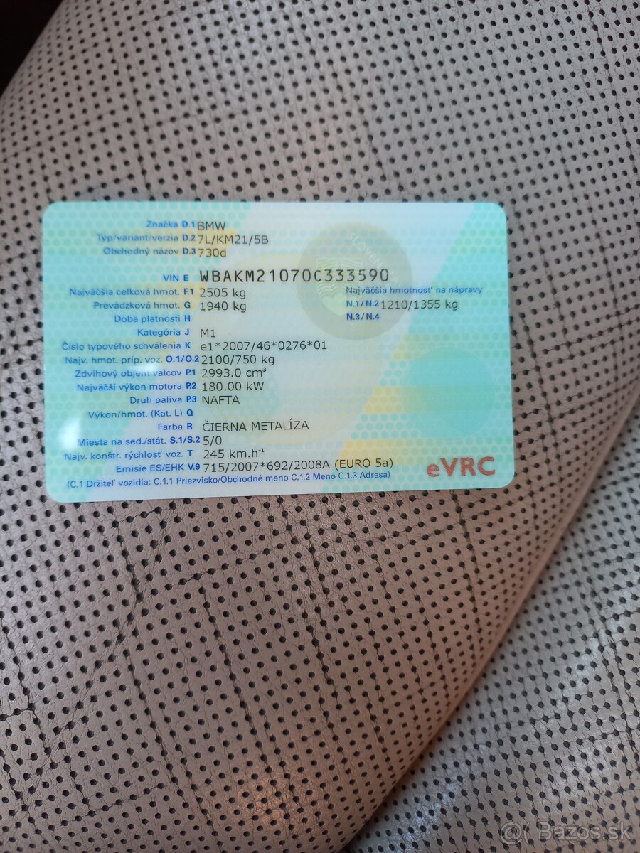 Bmw 730d 180kw - 6