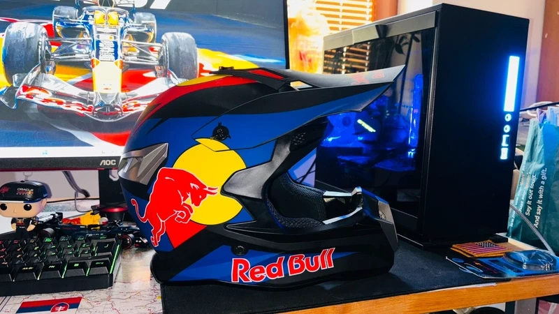 MX-MTB Redbull styled Helmet S/55-56 - 6