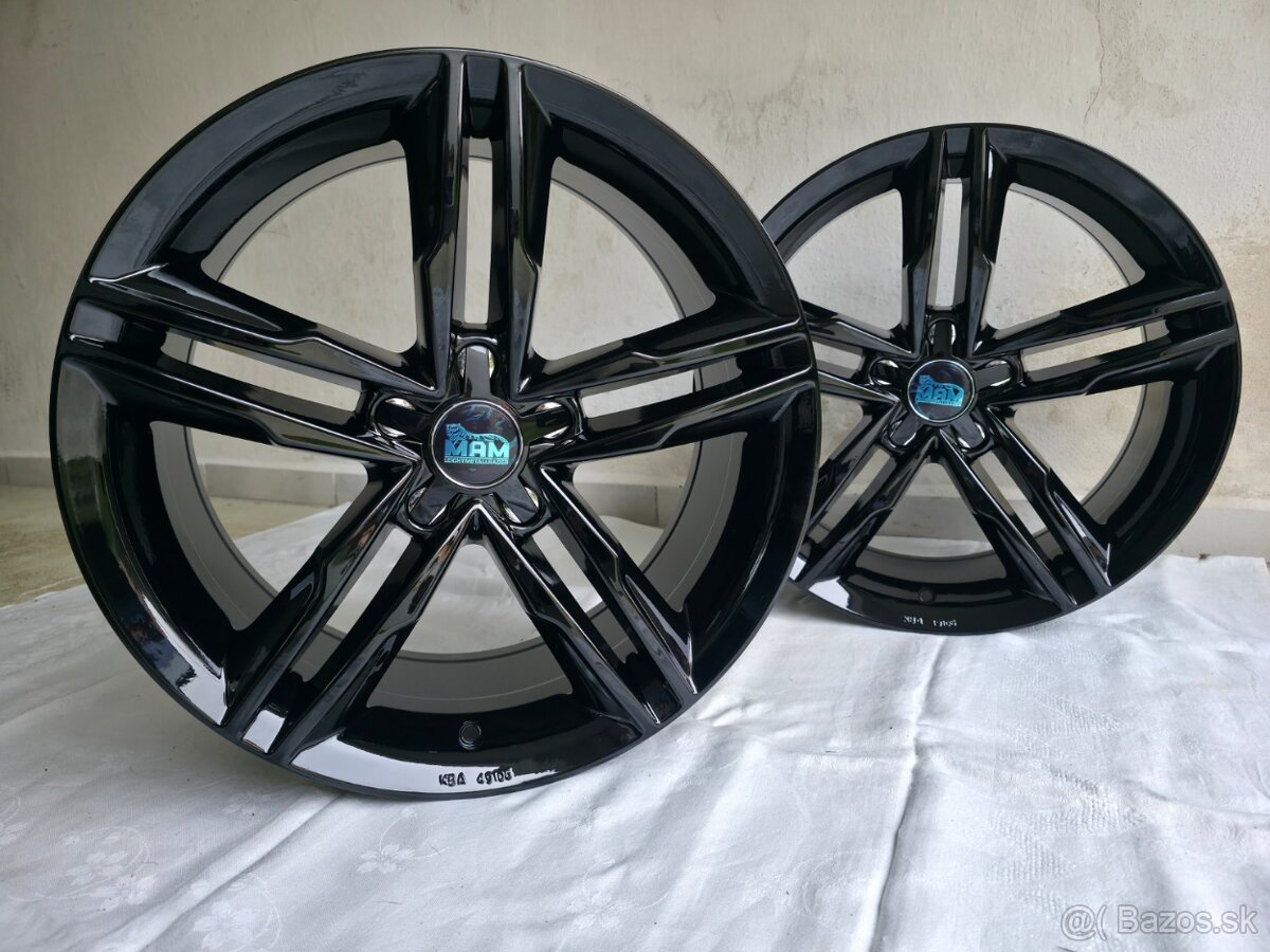 Sada diskov A1 R18 5x112 /čierne/ - 6