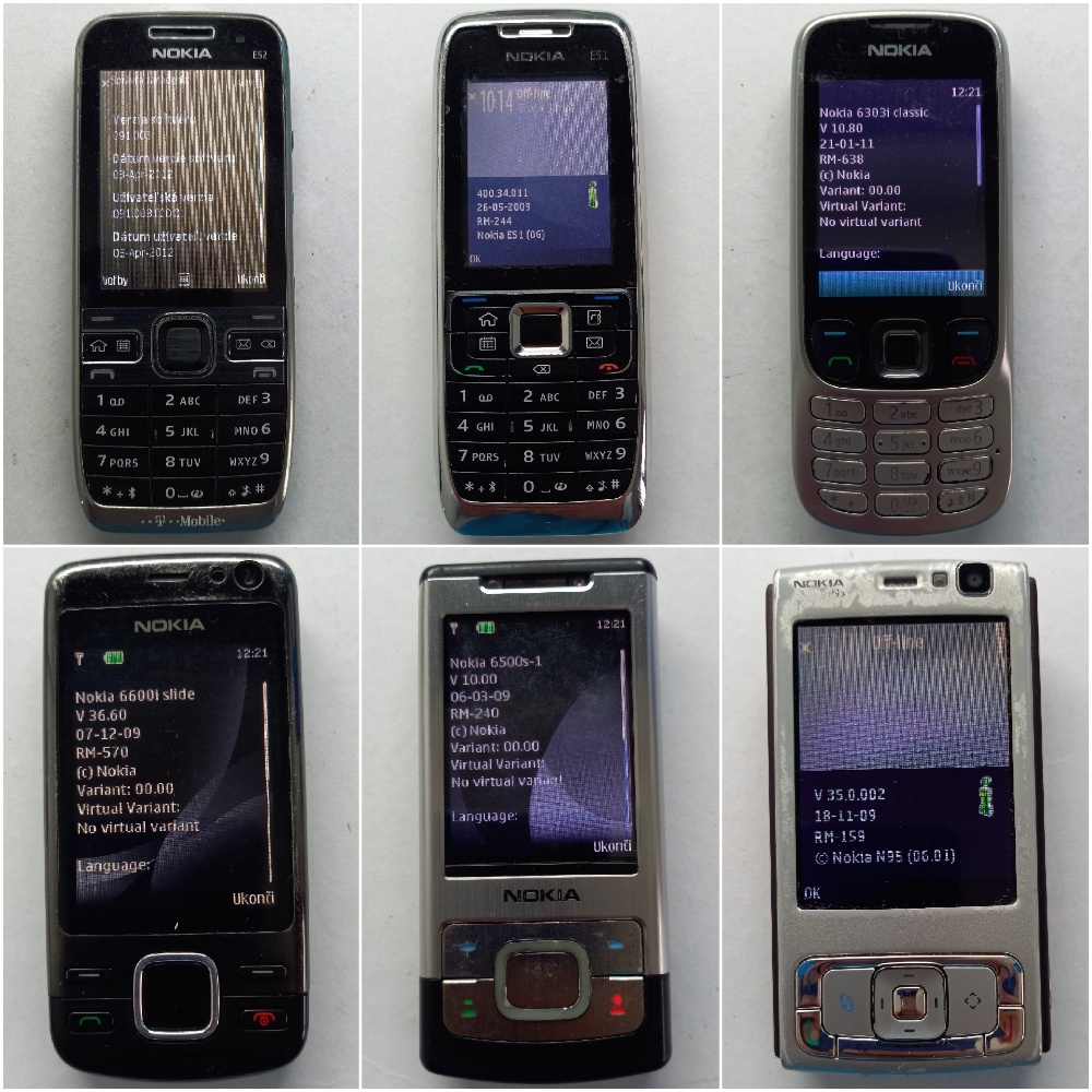 NOKIA 6310 6230 6230i 6300 E52 E51 6303ic 6600s 6500s N95 - 6