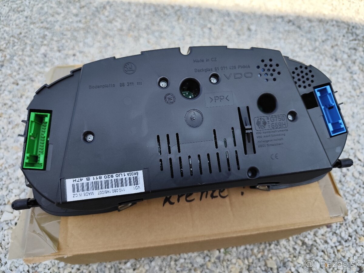 Budíky - polodot - Octavia 1 (mk1) - benzín - 6