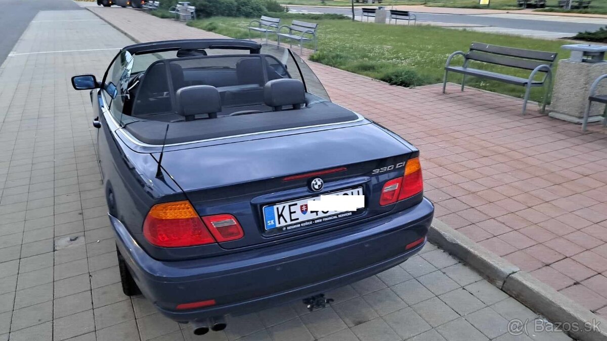BMW 330i, Ci, Cabrio, 6st, manuál, 170kw, e46, pôvodný stav - 6