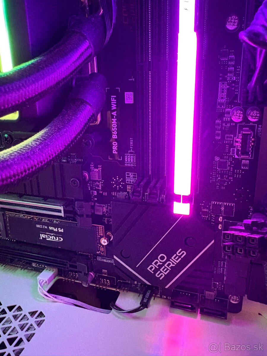 Predam PC zostavu AMD ryzen 5 7600x, ssd 500gb - 6