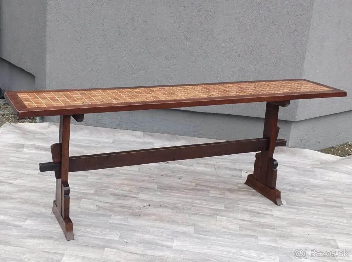 Stolík dlhý konzolový. - 6