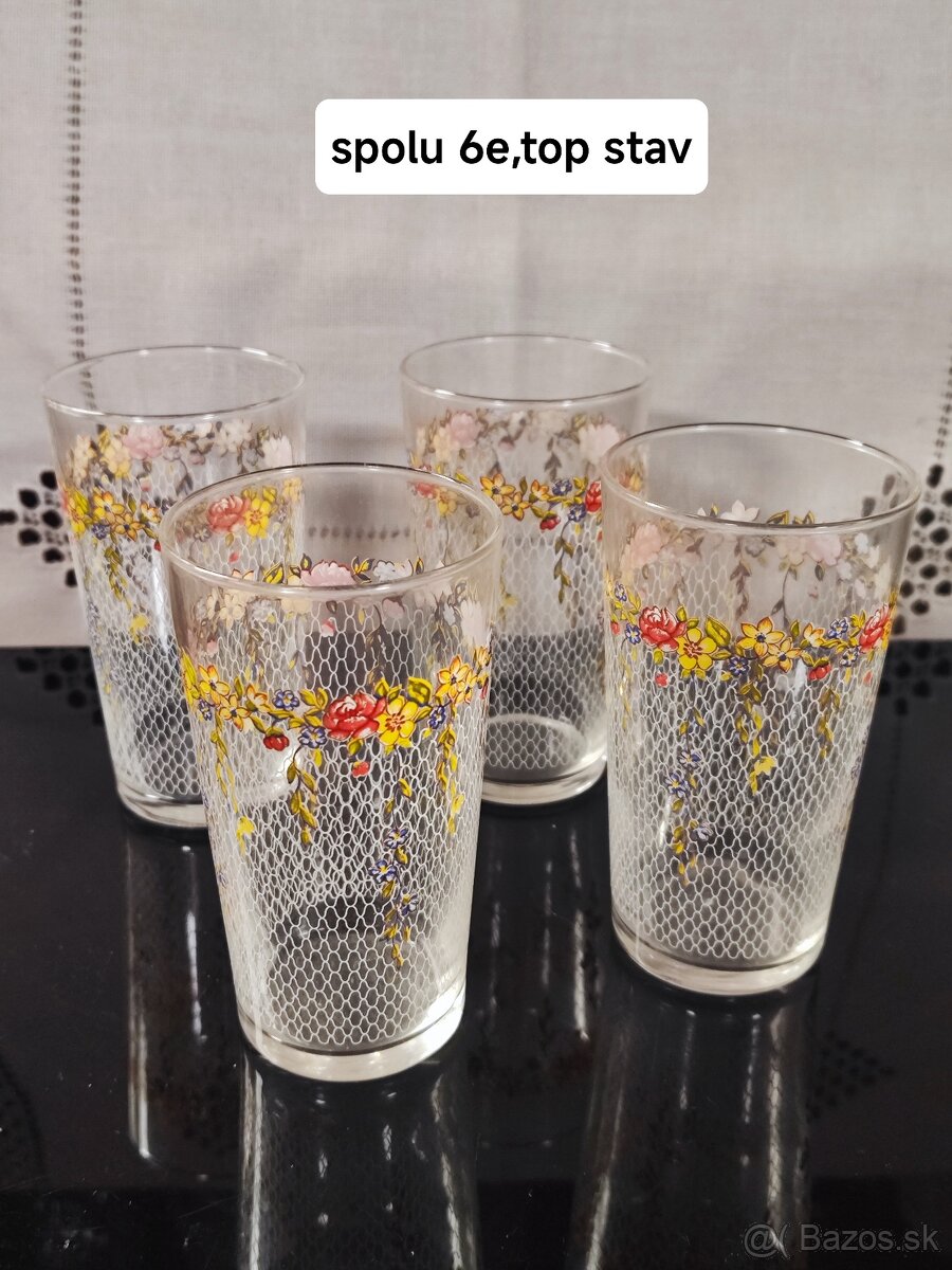 Retro porcelan a pohare - 6