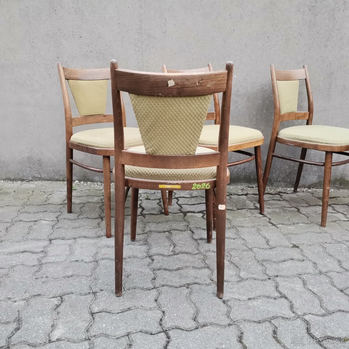 Retro stoličky Jitona Vintage 6ks - 6