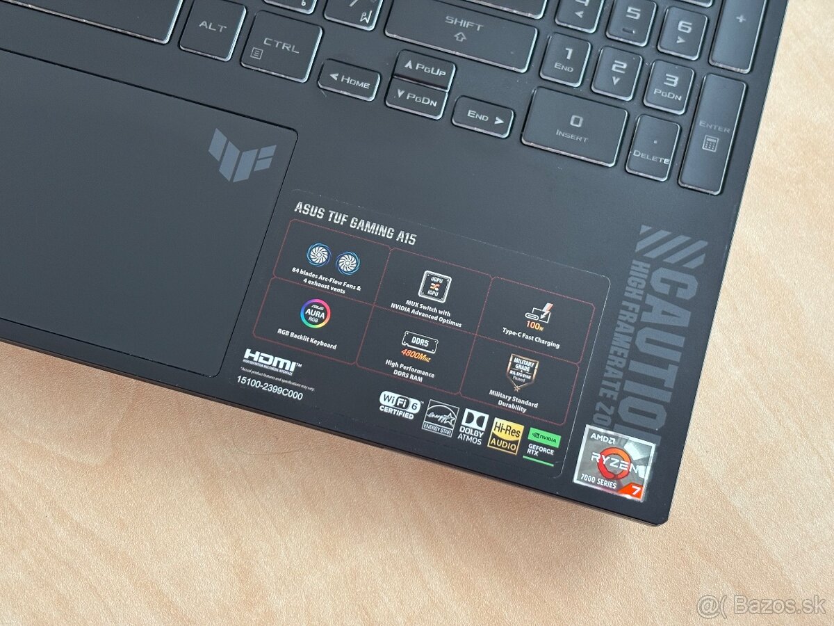 Asus TUF Gaming A15 16GB / 500GB - 6