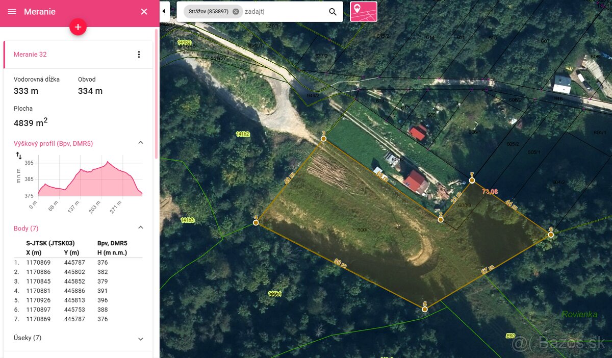 EXKLUZÍVNE Rozľahlý stavebný pozemok, Žilina - Stráž - 6