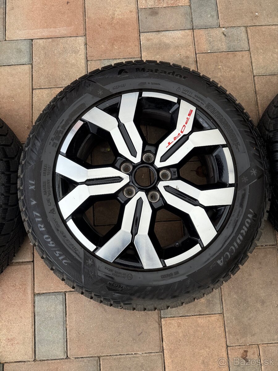 Zimná sada Dacia Duster 215/60 R17 - 6