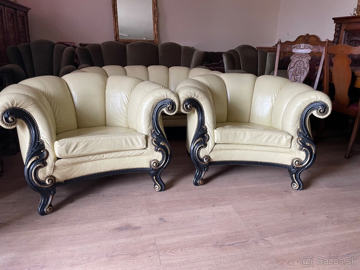 Kožená sedacia súprava - 6