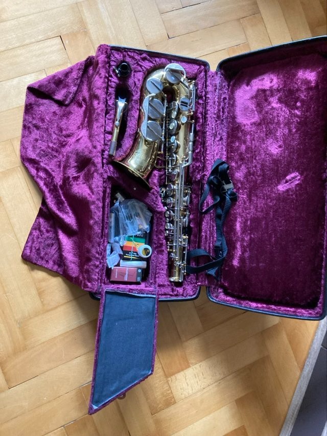 alt saxofón CORTON Amati-zľava - 6