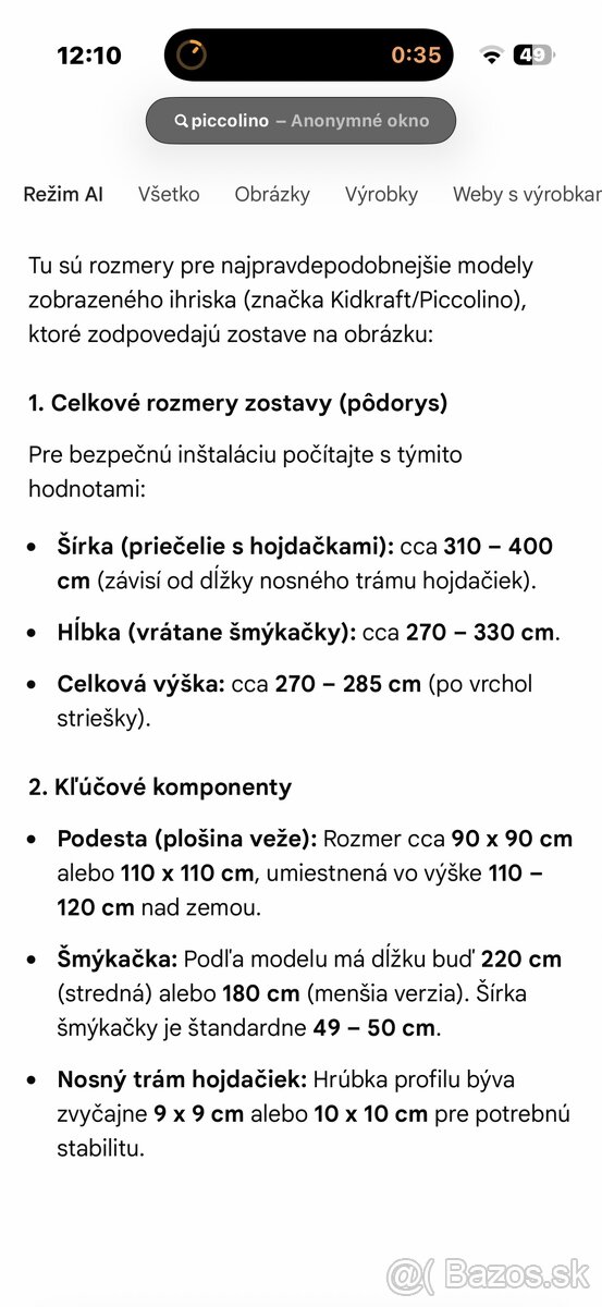 Detské ihrisko s hojdačkou Newport - 6