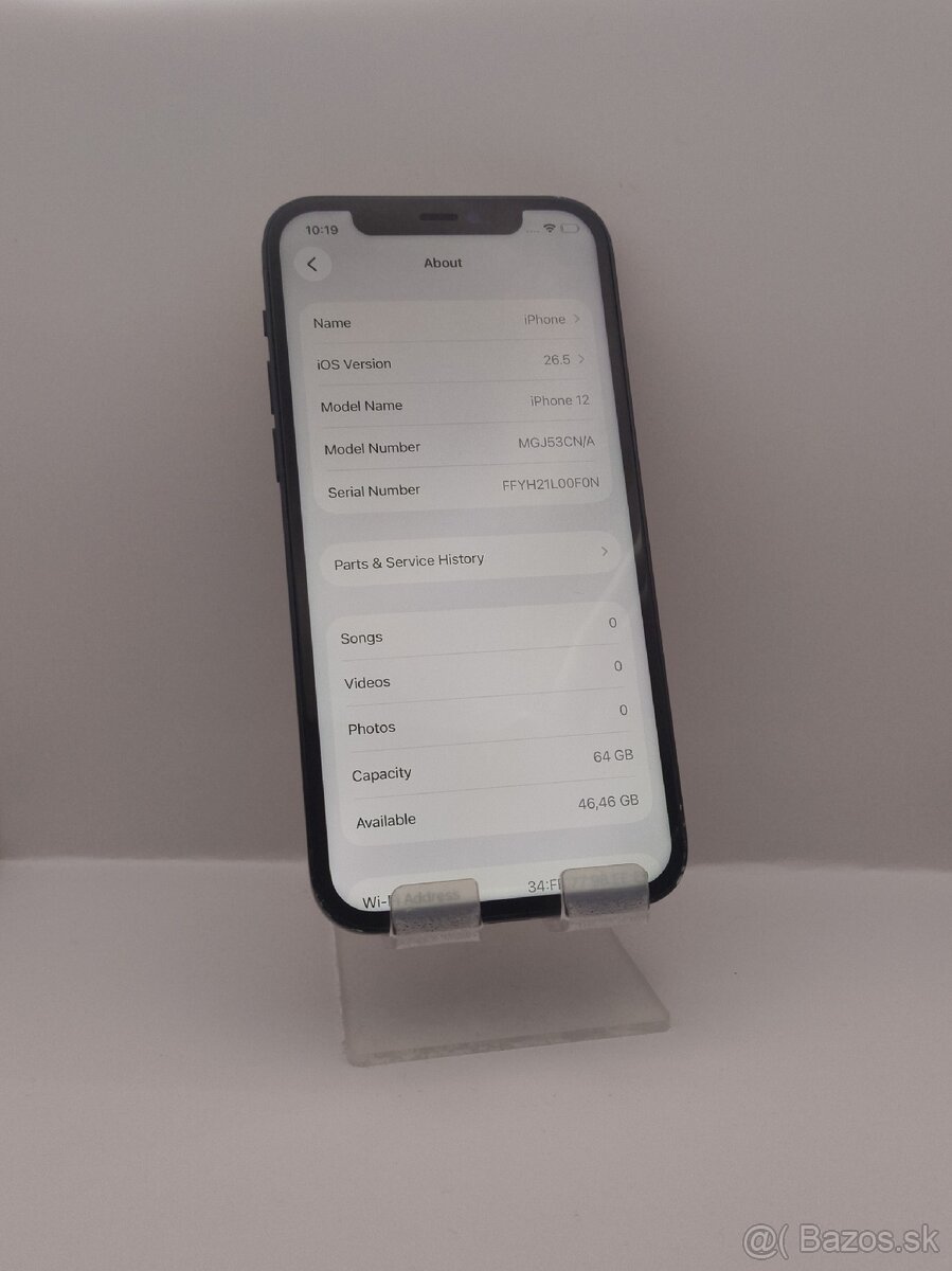 iphone 12 64 GB čierny – batéria 100 % - 6