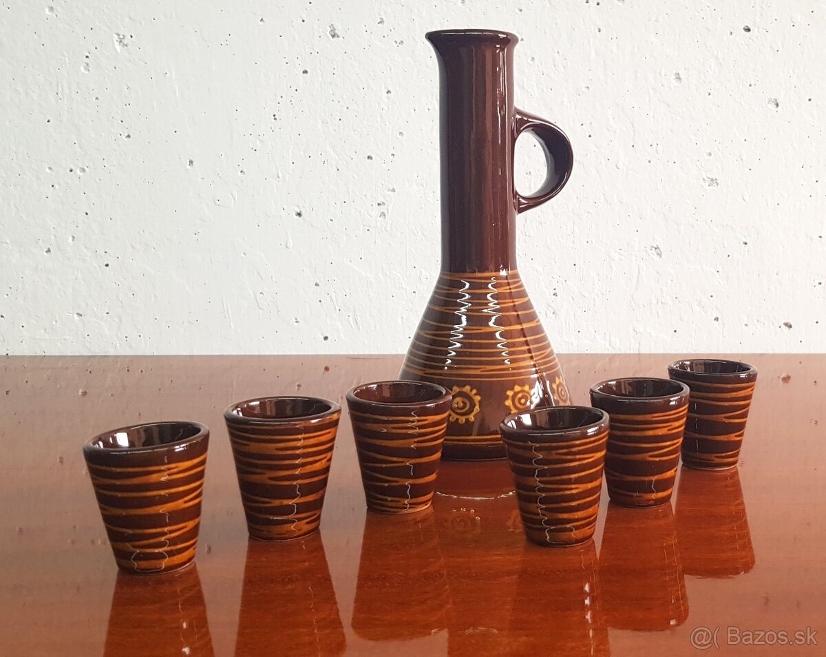 Súprava,6+1, keramicka - 6
