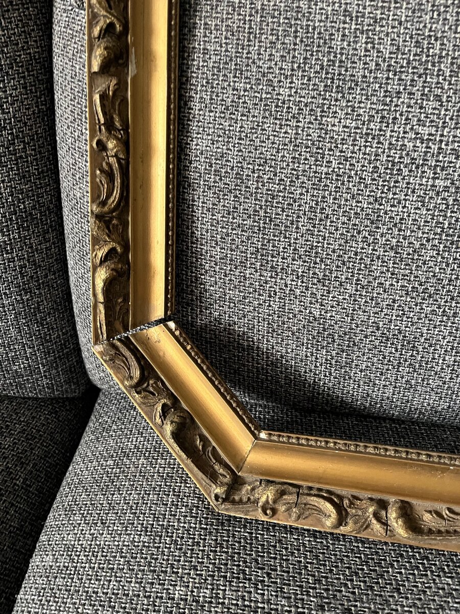 Retro masívny rám na obraz 110X60cm - 6