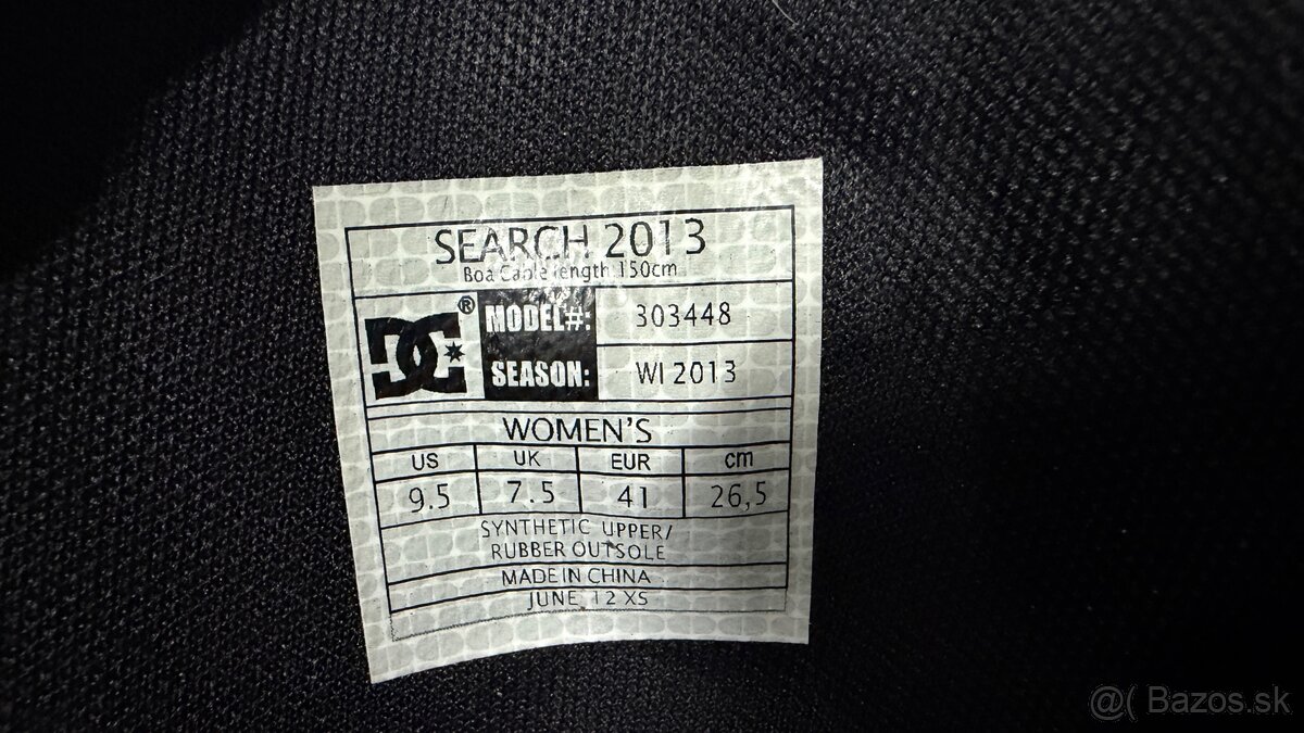 DC Search Boa pink/dark grey – dámske snowboardové topánky - 6