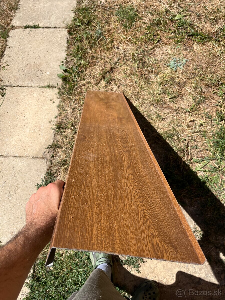 Predám vonkajší parapet zlatý dub - 6