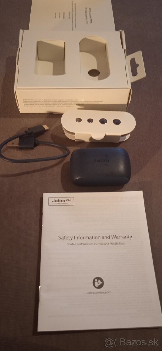 Predám bluetooth slúchadlá Jabra Elite 3 - 6