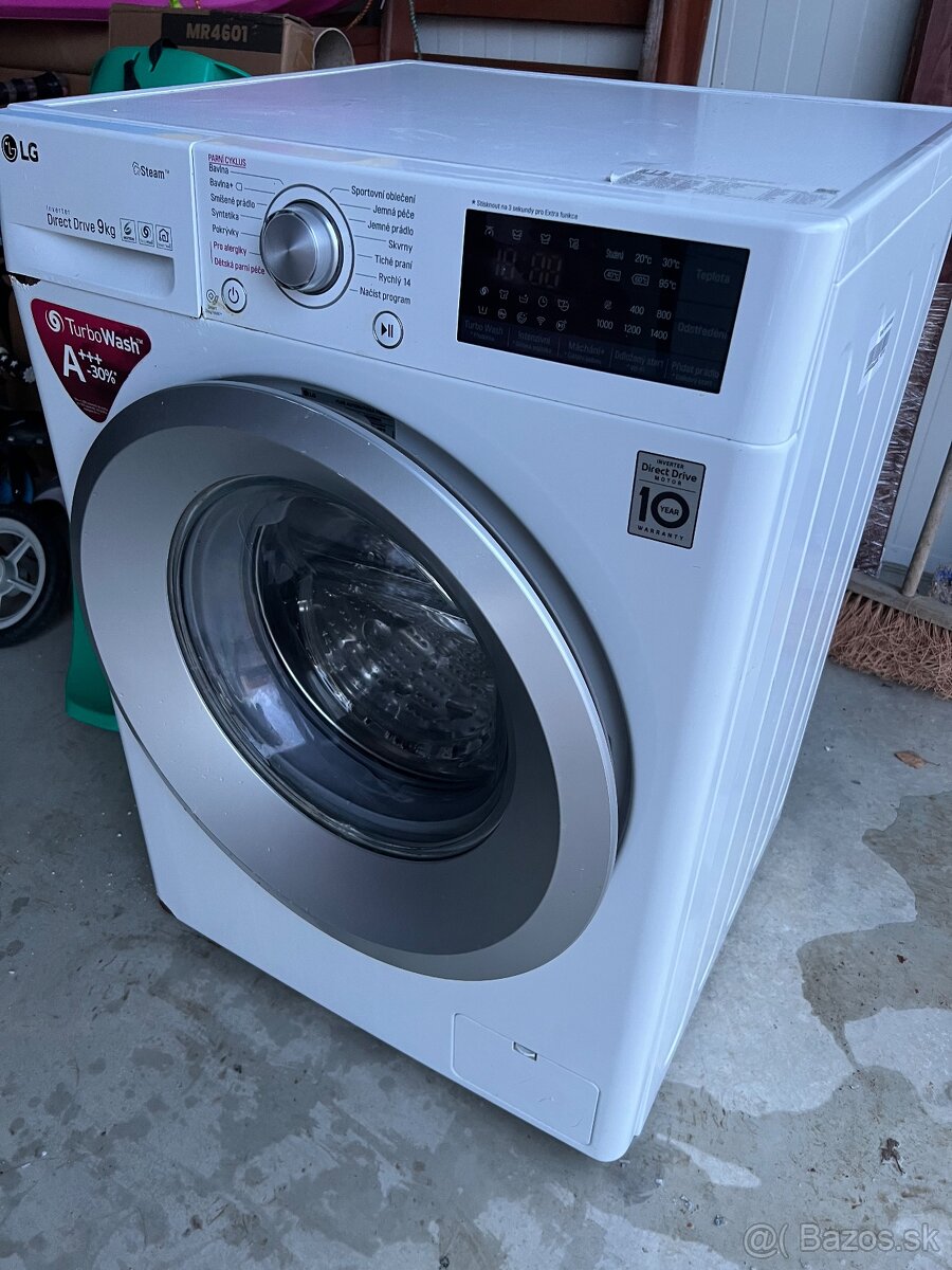 Pracka LG-9kg pradla - 6