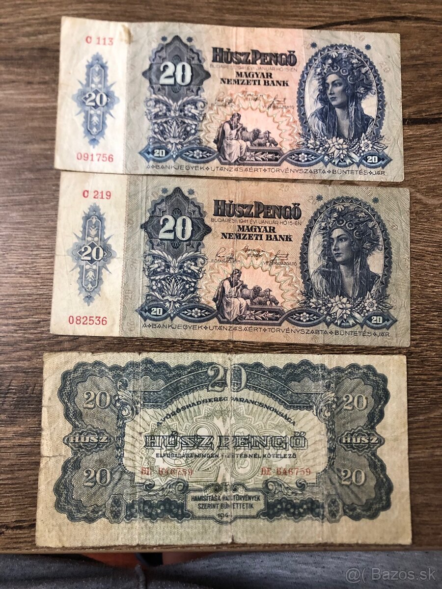 Bankovky MAGYAR (stare) - 6