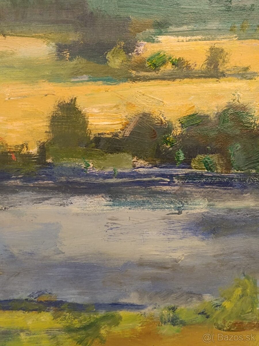 Obraz Jana Lieblová, Záhorie, olej 63x73 - 6