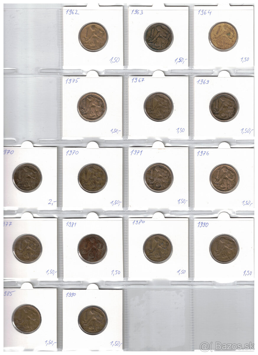 Obehove mince CSSR 1946-1992 - 6
