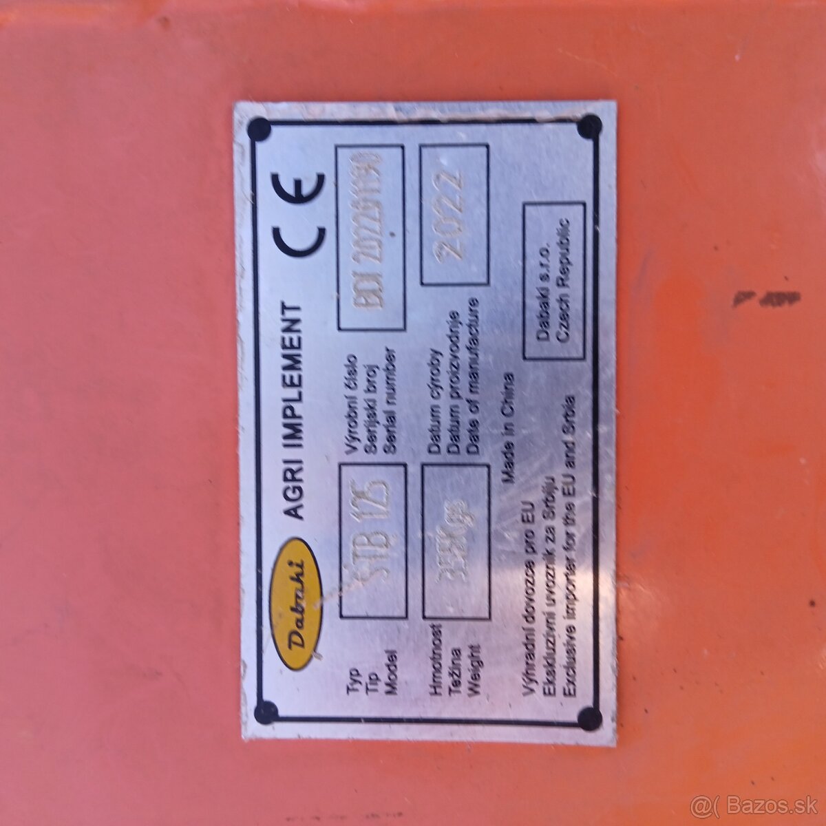 ZAKLADAČ TRÁVNIKA Dabaki STB 125 - 6