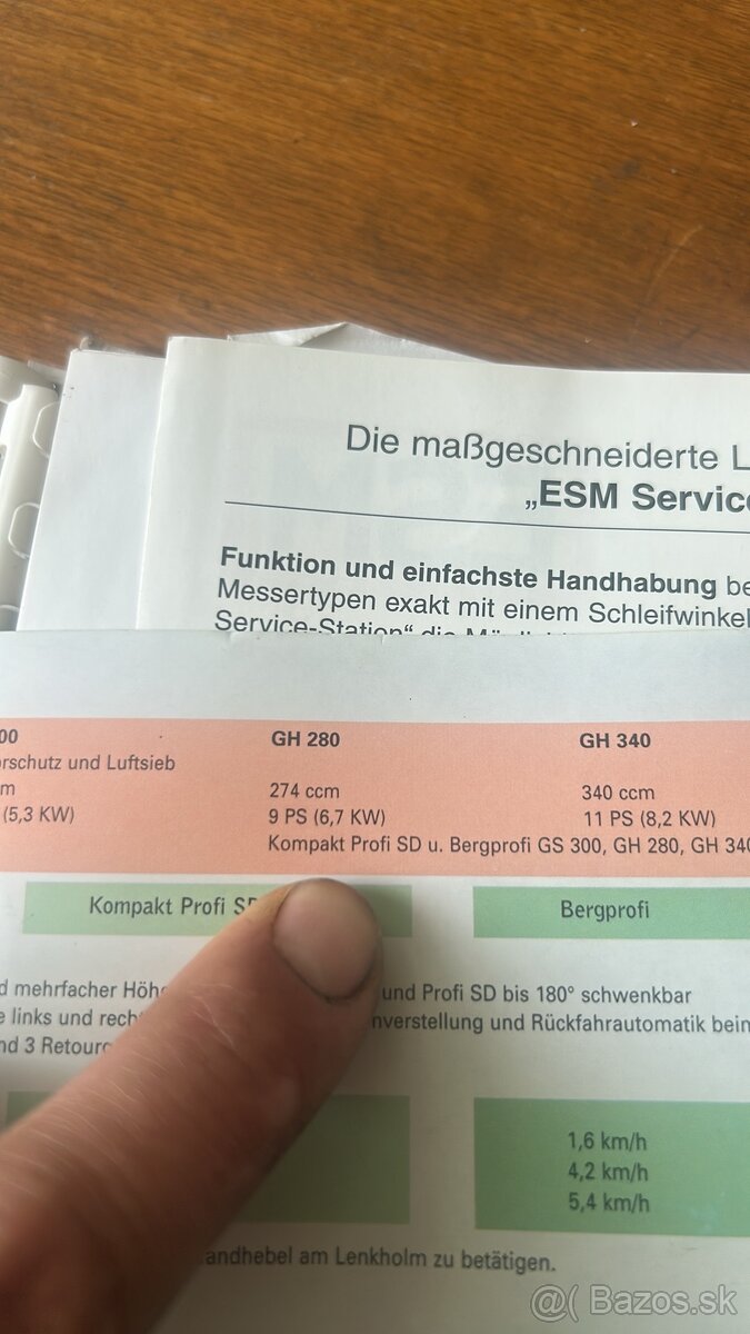 Predám profesionálny nosič náradia AEBI RASANT PROFI GH280 - 6