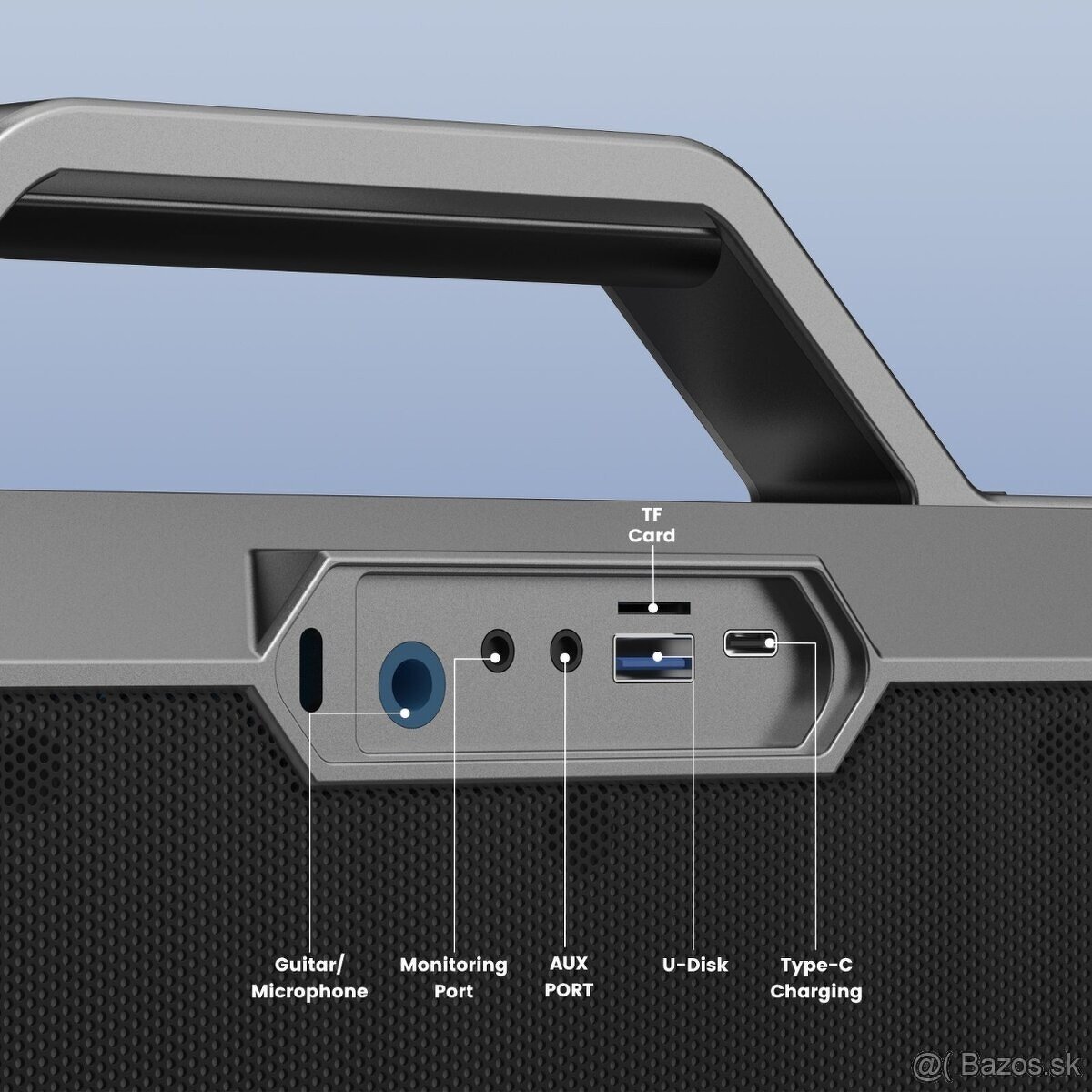 Sounarc K1 je karaoke boombox na rodinnú párty 150W - 6