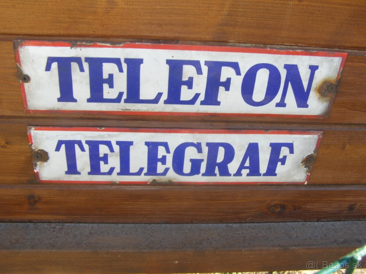 Staršie smaltované tabule - 6